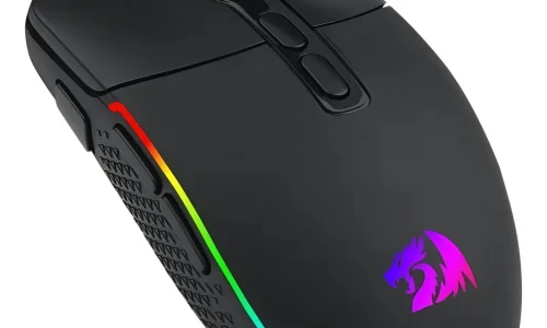 Mouse para jogo Redragon Invader M719-RGB preto